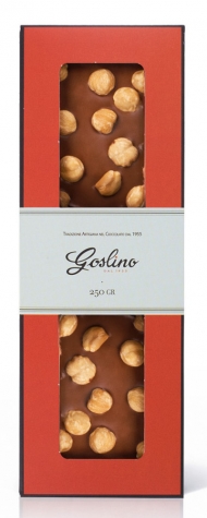 GOSLINO CIOCC.SCAT.TAVOLETTA GR.250 LATTE NOCCIOLA
